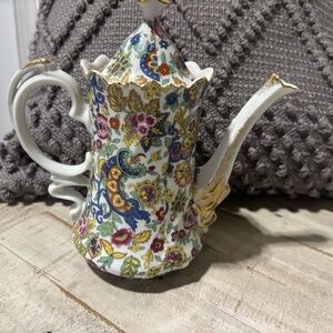 ❤️Vintage Lefton Paisley Fantasia Porcelain Teapot